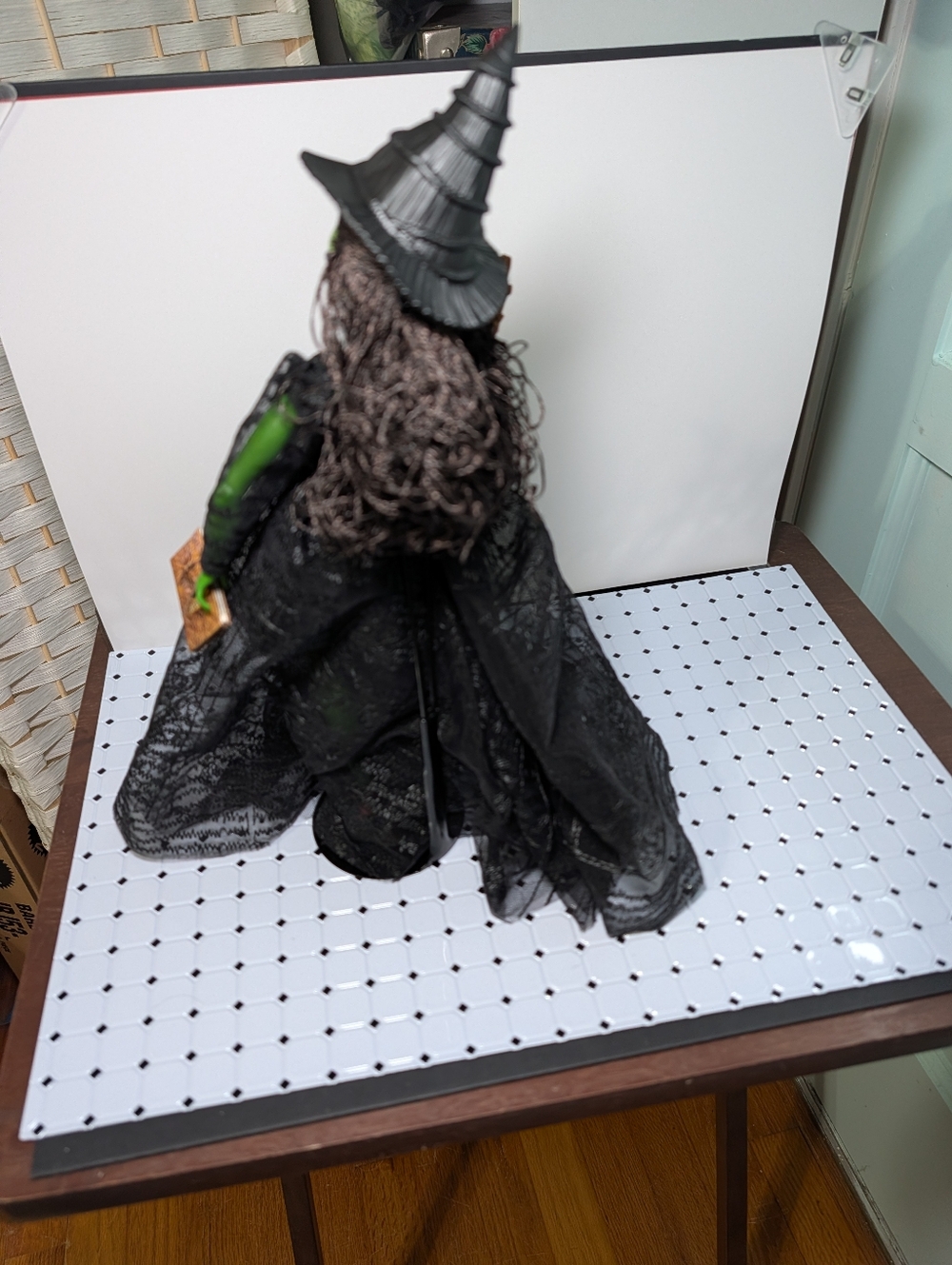 Wicked Elphaba Barbie Custom Restyle - Picture 6 of 11